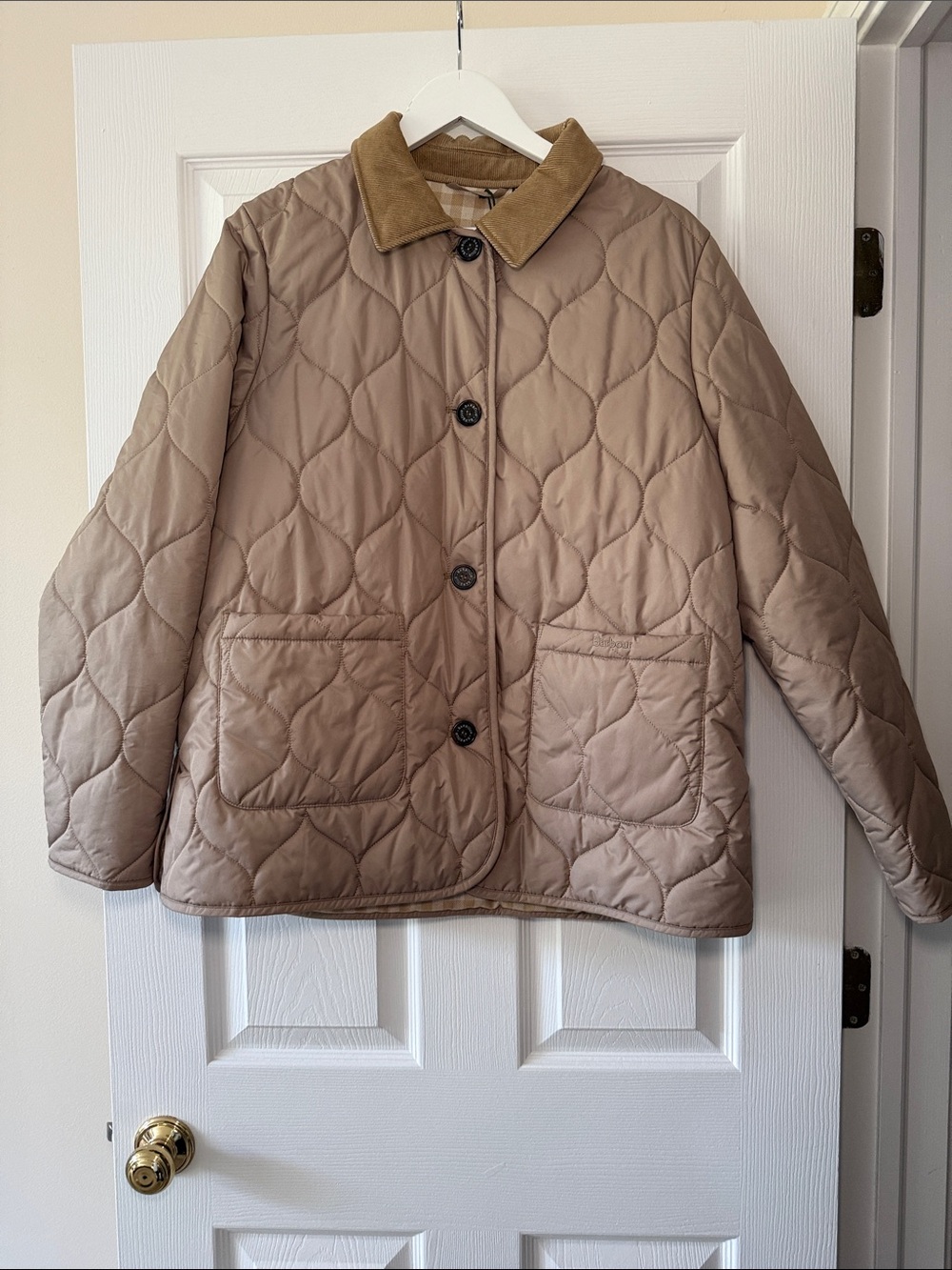 Barbour x Marina Fogle The Wilderness Collection Ember Quilted Jacket NWT